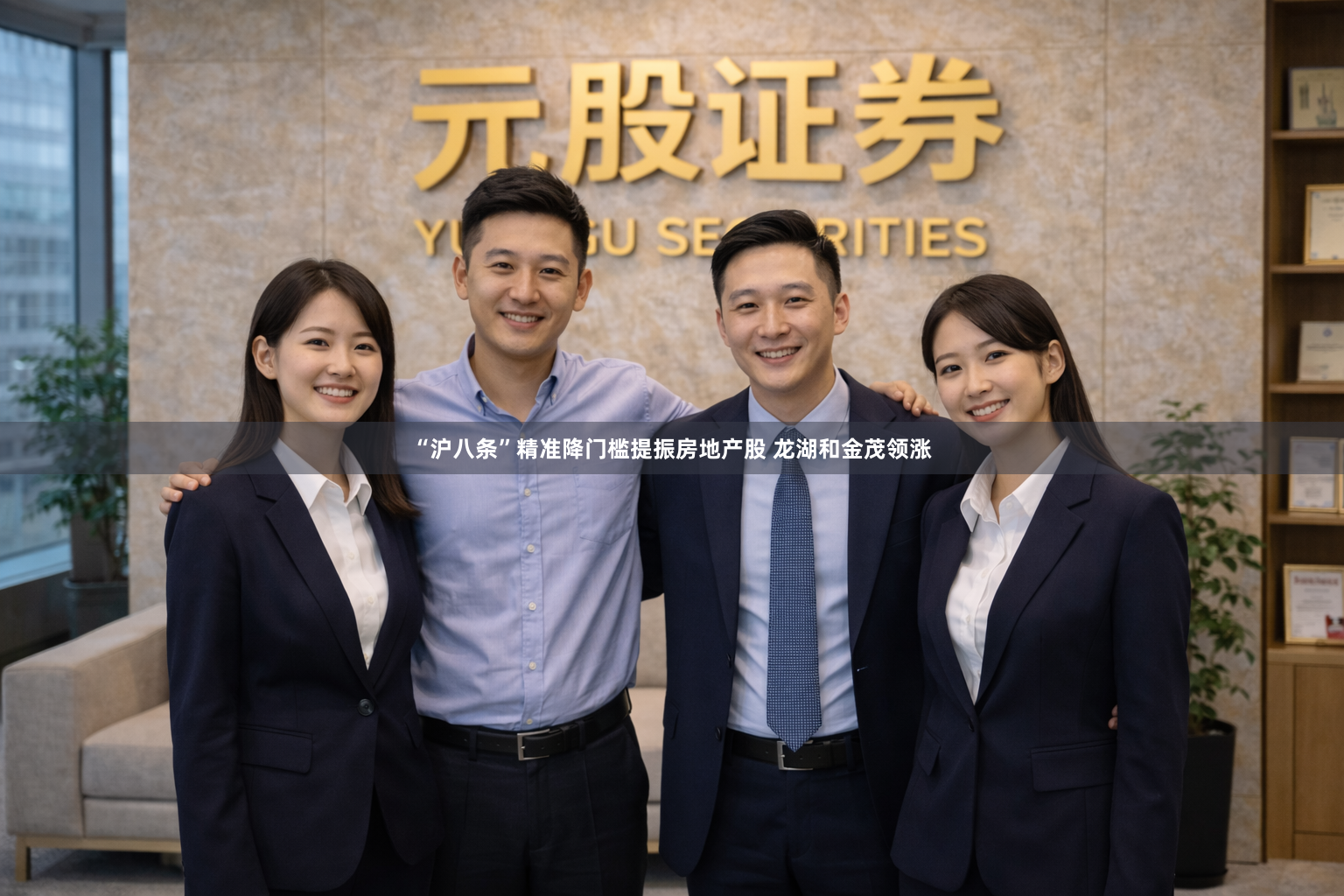 “沪八条”精准降门槛提振房地产股 龙湖和金茂领涨